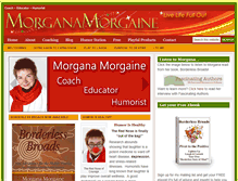 Tablet Screenshot of morganamorgaine.com